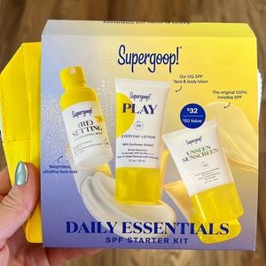 Supergoop daily essentials SPF kit